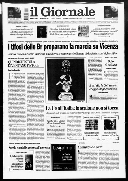 Il giornale : quotidiano del mattino